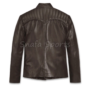 Chaqueta de Cuero Genuino Personalizable de Fábrica al Por Mayor para Mujeres de Talla Grande con Tela Suave y Cómoda, la Mejor Moda - Product Image 6