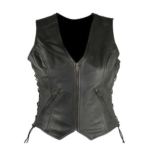New Custom Cheap Price <b>Men</b> Leather <b>Vest</b> Jackets in Custom Design and Own Log with Best Quality - Product Image 4
