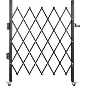 Cancello di Sicurezza Pieghevole in Acciaio a Fisarmonica 122 cm (A) x 94 cm (L) per Uso in Palestra - Product Image 1