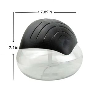 Diffusore di oli essenziali nero e blu, purificatore d'aria in 4 pezzi - Product Image 3