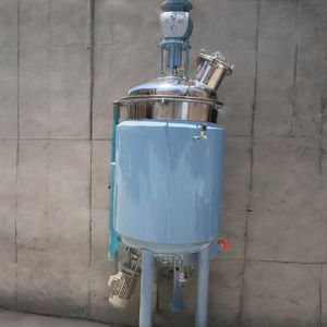 Réservoir de mélange à double paroi en acier inoxydable avec agitateur pour le chauffage et le traitement sous vide - Product Image 4