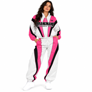 Women's Eco-friendly Anti-UV Lightweight Reflective Windbreaker Pants 2-Piece Crinkle Nylon Custom Breathable Track Suit <b>Jackets</b> - Product Image 1