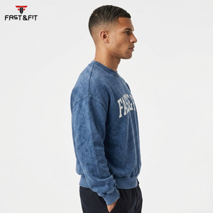 Top Trending New Fashion Winter Hoodies Breathable Quick Dry Digital Printing Custom Logo <b>Plain</b> Dyed Drop Shoulder <b>Sweatshirt</b> - Product Image 6