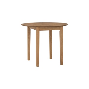 Contemporary Extendable <b>Solid</b> <b>Wood</b> <b>Dining</b> <b>Table</b> Space Saving Folding Modern <b>Round</b> <b>Dining</b> Set for Small Home 4 Seating Capacity - Product Image 1