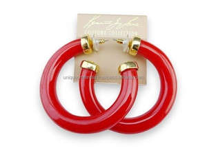 Pendientes colgantes de resina epoxi para mujer y Niña de lujo Vintage de diseño clásico, joyería de moda al mejor precio - Product Image 2