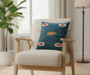 Funda de Cojín Cuadrada de Algodón Tejida a Mano con Cierre de Cremallera, Logotipo Personalizable Bordado, Diseño Moderno, Lavable y Antiarrugas - Product Image 1