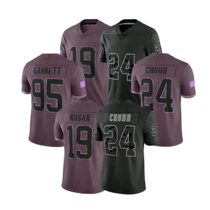 Maillots de football américain personnalisés pour hommes 2026 – Impression par sublimation, maille respirante, manches courtes, grandes tailles, collection été - Product Image 1
