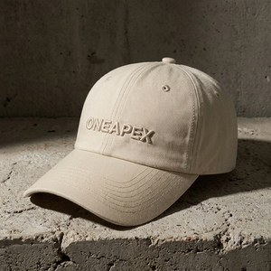 Casquette de baseball brodée beige One Apex pour homme, en coton, style décontracté, streetwear, ajustable, unisexe, tendance - Product Image 6