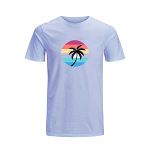 T-shirt décontracté à manches courtes pour homme, coupe régulière, en jersey 100% coton épais, vierge, personnalisable par broderie, impression DTF, DTG ou sérigraphie - Product Image 3