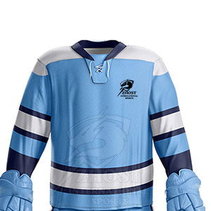 Uniforme de hockey sur glace en matériau de qualité supérieure, toucher doux, offrant confort, durabilité et performance pour les activités sportives - Product Image 4