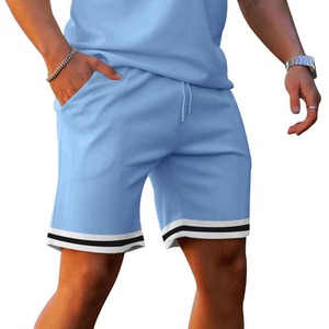 Conjunto de Camiseta y Pantalones Cortos Deportivos Personalizados para Hombre, Ropa de Entrenamiento, Traje Corto de Verano de 2 Piezas para Hombre - Product Image 3