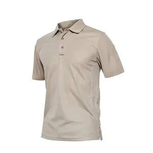 Polo elástico de alto rendimiento para hombre, tejido que absorbe la humedad, para ejercicio, deportes, viajes y uso casual. - Product Image 6