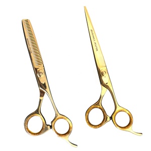 Kit de Coiffure GEM : Ciseaux à Lame Droite, Ciseaux à Effiler, Manche en Céramique, Peignes de Beauté, Logo Personnalisé - Product Image 5