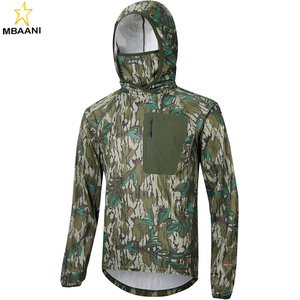 Sudadera con Capucha para Hombre, Transpirable, con Protección Solar UPF 50, para Actividades al Aire Libre, con Máscara Facial Convertible y Orificios para los Pulgares - Product Image 1