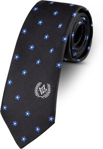 Corbatas Personalizadas de Seda y Poliéster 100% con Logotipo para Hombre, Bordado Tejido, Corbatas de Regalia Masónica, Servicio OEM Personalizado - Product Image 4