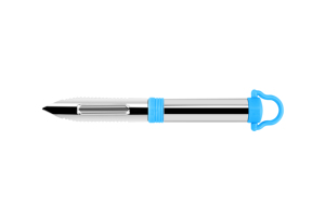 Couteau à éplucher de précision classique avec manche ergonomique en plastique, conception durable, polyvalent pour la cuisine, en acier inoxydable - Product Image 2