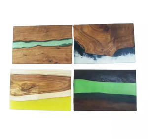 Tabla de cortar frutas, verduras y queso, herramientas de cocina de estilo de lujo, personalizada, de la mejor calidad, de resina y madera - Product Image 3