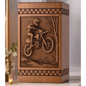 Custom Engraved Wooden Resin Urn <b>Box</b>: <b>Pet</b>/Human <b>Memorial</b> Keepsake urn <b>Memorial</b> Keepsake by AYAANS - Product Image 1