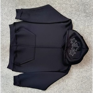 เสื้อฮู้ดดี้คุณภาพสูง ไซส์ใหญ่ ระบายอากาศได้ดี สำหรับผู้ชาย ผ้าคอตตอนผสม สไตล์สตรีทแวร์ สีพื้น พร้อมดีไซน์แบบกำหนดเองได้ - Product Image 2