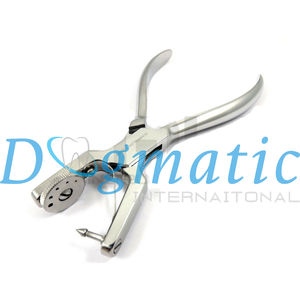 Kit de Instrumentos Dentales de Dique de Goma para Endodoncia Dogmatic International, de Acero Inoxidable, con Marco de Sujeción Manual, Punzón y Pinzas Reutilizables - Product Image 6