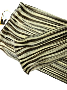 Vente en gros d'extensions de perruque vierge humaine Remy 100% naturelles non traitées Style droit trame de cheveux d'origine chinoise en vrac cheveux teints - Product Image 2