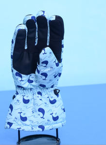 Gants de ski imperméables en gros, gants d'hiver pour la neige, à doigts complets avec sangle de poignet réglable et impression personnalisée pour sports de plein air - Product Image 2