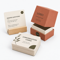 Cartes de conversation et de jeu de défi amusantes pour couples, amis et familles, personnalisables par le fabricant, avec boîte de jeu