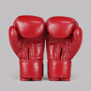Guantes de Cuero Profesionales de Alta Calidad para Entrenamiento de Combate, Guantes de Boxeo de Cuero Dorado para Equipos de Lucha - Product Image 6