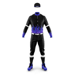 Uniforme de baseball pour hommes sur mesure de qualité supérieure 100% polyester à vendre Nouveau design Uniforme de baseball pour hommes - Product Image 5