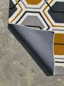 Tapis tissé à la main en laine de haute qualité, écologique, antidérapant, multicolore, fait main, pour salon, chambre d'enfants, hôtels, bureau - Product Image 3