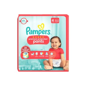 Pampers Premium Protection Pants : couches-culottes haute performance pour une sécheresse toute la journée et une protection douce de la peau - Product Image 5