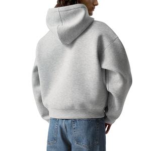 Sudaderas con capucha personalizadas con logo, de felpa francesa gruesa de 400 g/m², estilo oversize, corte cropped y boxy, 100% algodón, para invierno. - Product Image 6