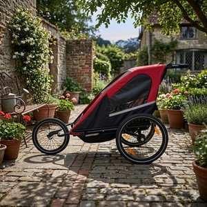 Remolque para Cochecito de Bebé Plegable Fácil de Transportar TC-2024S 3 en 1 con Asiento Individual para Bebé o Niño - Product Image 5