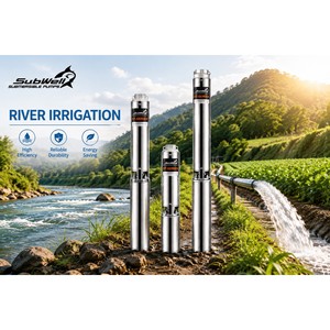 ปั๊มน้ำสเตนเลสหลายระดับ SubWell รุ่น ST-Series ขนาด 1 1/4 นิ้ว ทางออกน้ำแรงดันสูง สำหรับระบบชลประทานและการเกษตร - Product Image 1