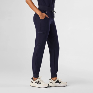 Ensemble d'uniformes médicaux unisexes taille haute, anti-plis, 180 GSM, séchage rapide, coupe ajustée, détection d'aiguilles, pour usage hospitalier, vente en gros directe usine - Product Image 3