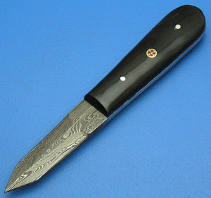 Couteaux à huîtres en acier Damas haute performance, construction durable, fournitures pour restaurants, couteaux à huîtres en acier Damas - Product Image 3