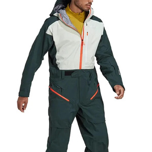 Combinaison de ski et de snowboard unisexe imperméable pour l'hiver, à capuche, coupe-vent, isolée, en polyester/nylon, isolation synthétique pour les sports de neige - Product Image 5