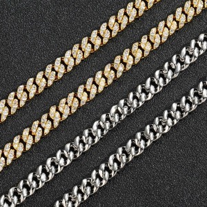 Bracelet Hip Hop en Moissanite Diamantée Tendance – Bijou de Mode Contemporain pour Hommes et Femmes – Disponible au Meilleur Prix - Product Image 1