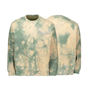Unisex <b>Tie</b>-<b>Dye</b> Crew Neck <b>Sweatshirt</b> Oversized Regular Sleeve Knitted Casual Spring Pullover - Product Image 2