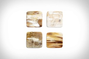 Elegante Juego de Posavasos de Cuerno Artesanal con Acabado Superior para Hoteles, Restaurantes, Bares, Cafeterías, Hogares, Decoración de Mesa y Protección - Product Image 6