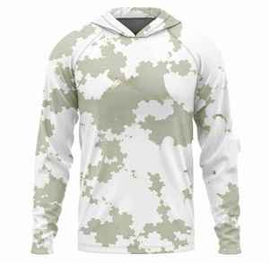 ผู้ผลิตเสื้อฮู้ดตกปลาป้องกันรังสียูวีแบบสั่งทำขายส่ง OEM ผ้าอินเตอร์ล็อค รับผลิตแบรนด์ส่วนตัว ผลิตจำนวนมาก - Product Image 5