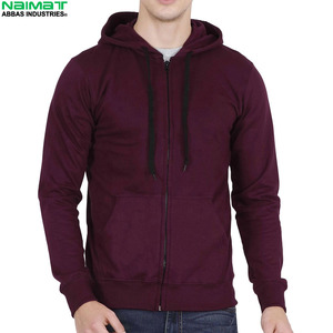 Comfortable <b>Thick</b> Cotton Zip Up Hoodie Men Soft Knit <b>Cardigan</b> Style Gym Sweat Shirt Warm Active Outwear - Product Image 4