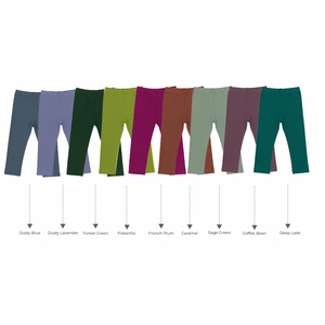 Leggings pour tout-petits, doux et respirants, 100% coton ou coton de bambou avec 5% d'élasthanne - Product Image 6