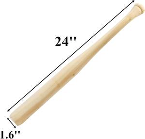 Bate de Béisbol Profesional de Madera Maciza - Alta Calidad, Logotipo y Color Personalizables, Uso Otoño/Invierno - Product Image 2