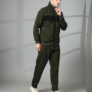 Survêtement de sport technique pour homme de haute qualité, fermeture éclair intégrale, logo personnalisé, vêtements de sport pour homme, polyester respirant - Product Image 4