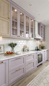 ตู้ครัวอเมริกันแบบโมเดิร์นสั่งทำพิเศษจาก SANYANG  วัสดุไม้จริง/ไม้อัดอเนกประสงค์  บานประตู MDF สไตล์คลาสสิกแบบใหม่ - Product Image 6