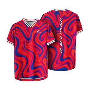 Camiseta de Fútbol Deportiva Transpirable con Estampado por Sublimación, Diseño Sólido, Personalizada, Retro, con Nombre del Equipo, Antibacteriana, Anti-UV - Product Image 4