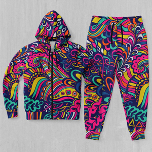 Conjunto Deportivo de Alta Calidad para Hombre, en Algodón Puro, para Entrenamiento, Jogging, con Chaqueta Cortavientos y Sublimación - Product Image 3