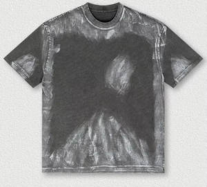 เสื้อยืดทรงบ็อกซี่ฟิตสำหรับผู้ชาย ผ้าสโตนวอช โพลีเอสเตอร์คอตตอน เนื้อหนา สไตล์ลำลองโอเวอร์ไซส์ สตรีทแวร์ มีหลายขนาดให้เลือก - Product Image 2