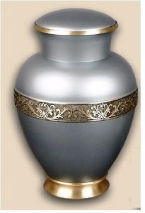 Luxury <b>memorial</b> urn floral engraved urn handcrafted urn ash container remembrance <b>keepsake</b> elegant urn burial urn funeral - Product Image 3